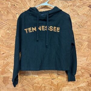 Live Oak Brand Tennessee Black Cropped Hoodie - Size M